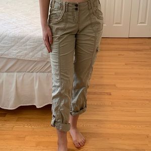 Cropped Cargo Pants
